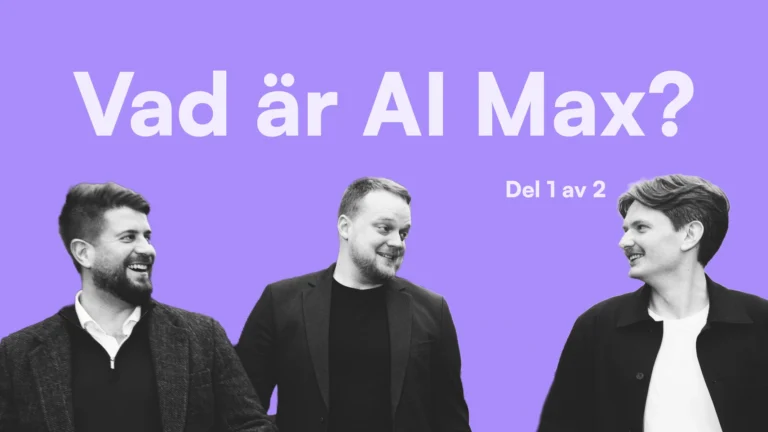 Click IT kollegor samtalar om vad är AI Max